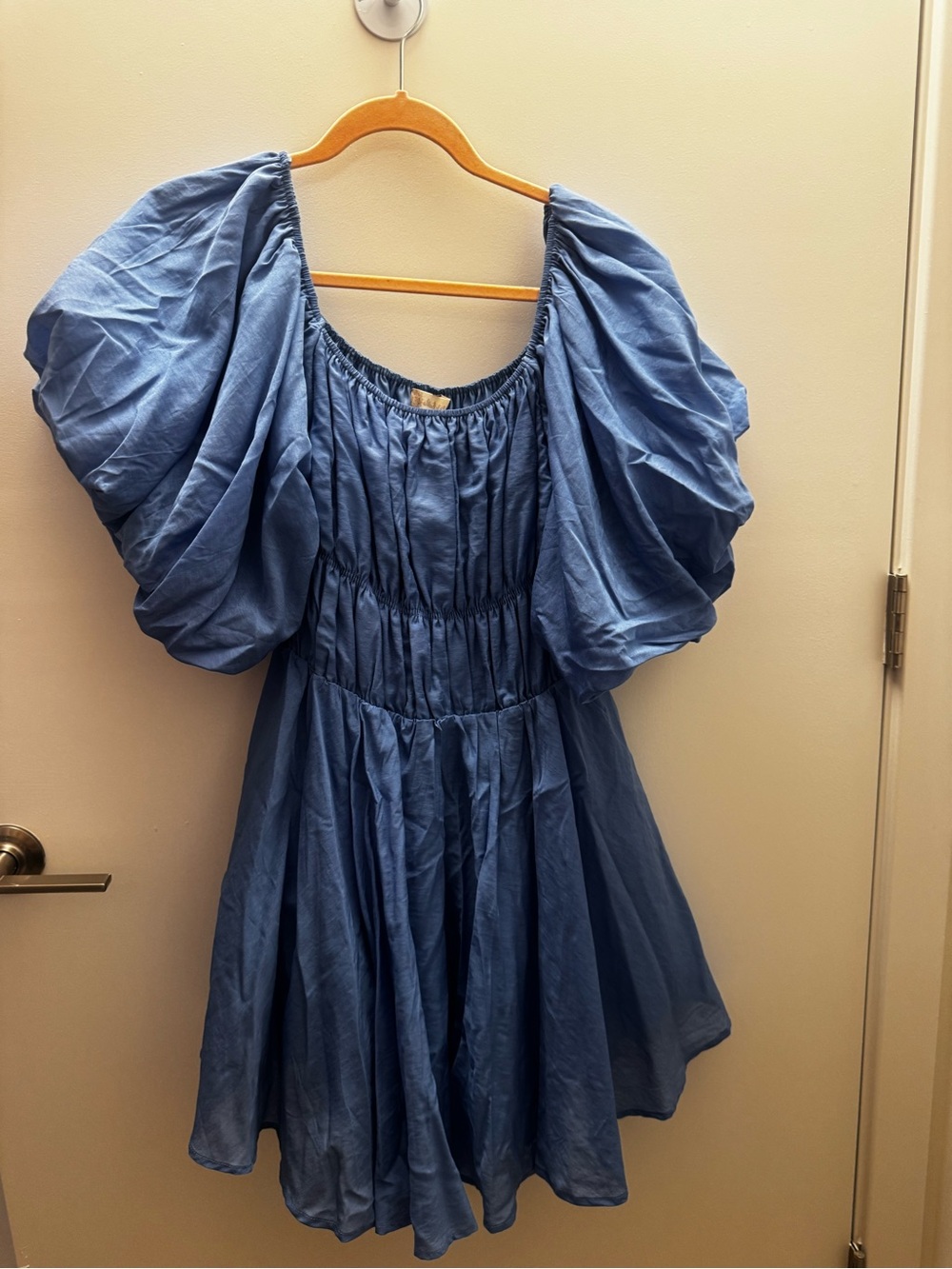 Altar'd State Blue Tiered Dress